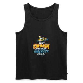 Go-Kart Kartbahn Kart Fahren Rennkart Racing - Männer Premium Bio Tank Top - Schwarz - Vorne - AI Model Male 178 light (178cm)