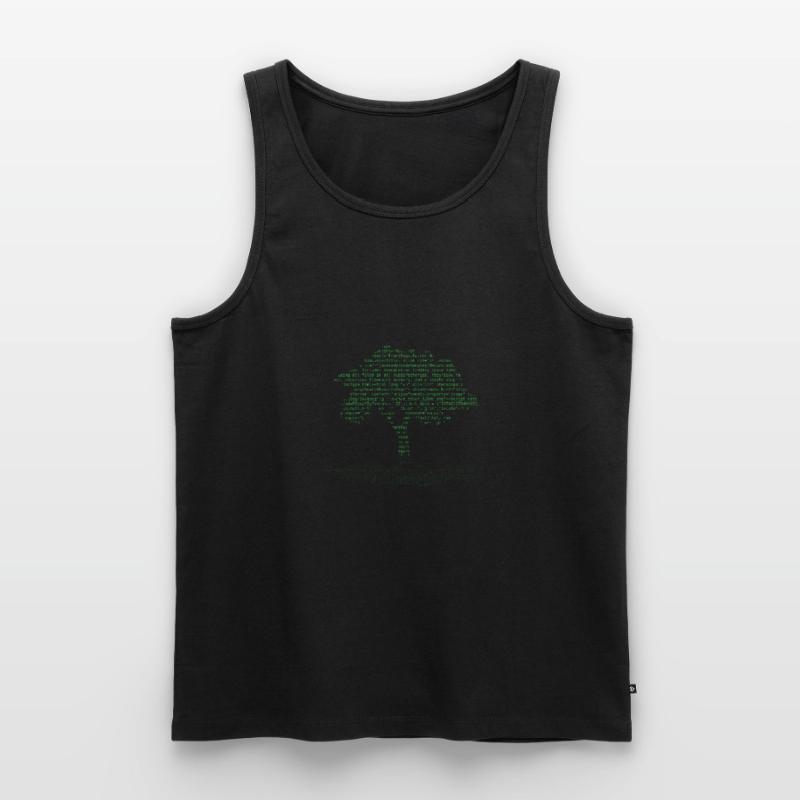 Coding Computer Programmer Tree Männer Premium Bio Tank Top