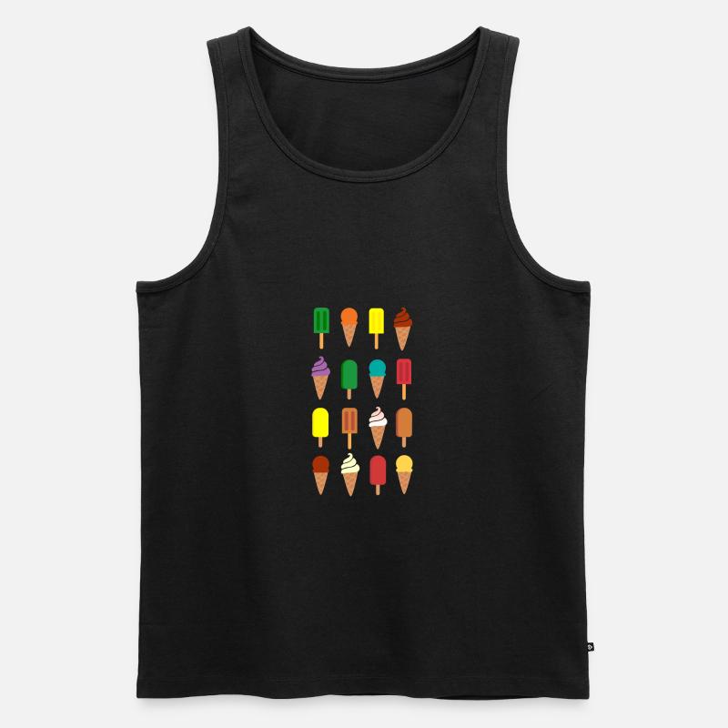 Eis Eis Eis - Männer Premium Bio Tank Top - Schwarz