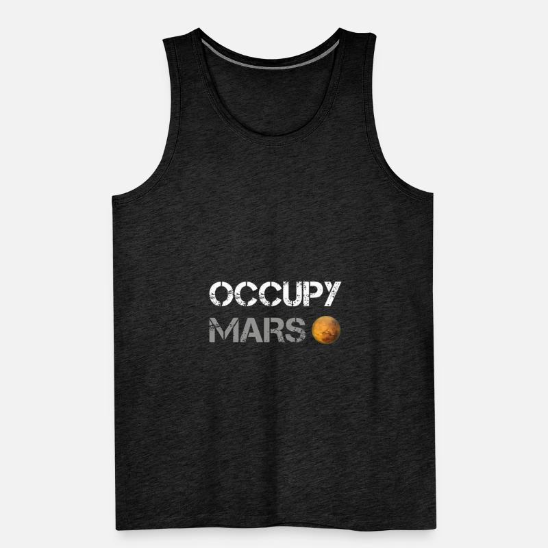 Occupy Mars - SpaceX Project Gift ideas Men's Premium Organic Tank Top