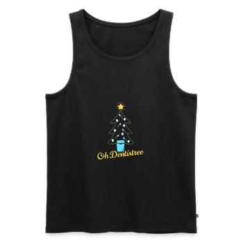 Zahnarzt Zahn Zähne Zahnärztin Arzt Zahnarzthelfer - Männer Premium Bio Tank Top - Schwarz - Vorne - AI Model Male 178 light (178cm)