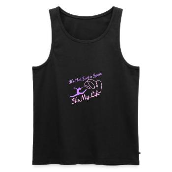 Gymnaste gymnaste gymnaste gymnastique drôle disant gymnaste - Débardeur bio Premium Homme - noir - Devant - Michal (187cm)