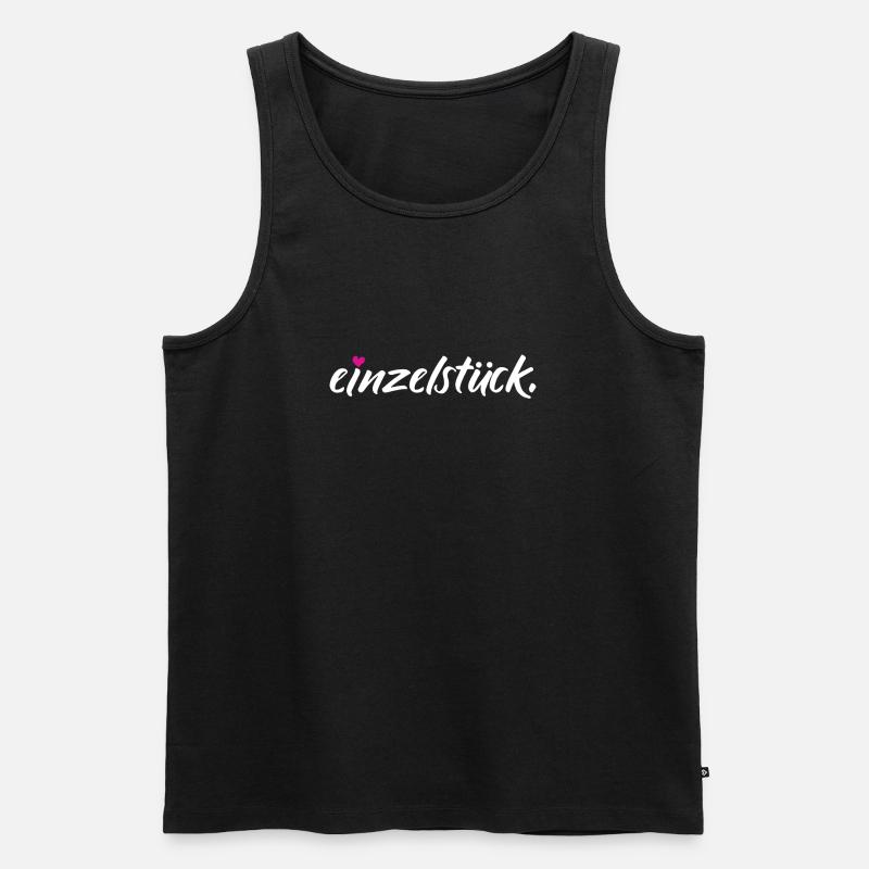 Einzelstück Spruch Witzig - Männer Premium Bio Tank Top - Schwarz
