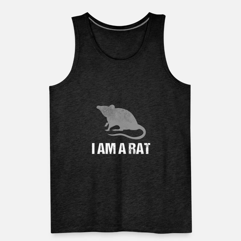 Ich Bin Eine Ratte Männer Premium Bio Tank Top