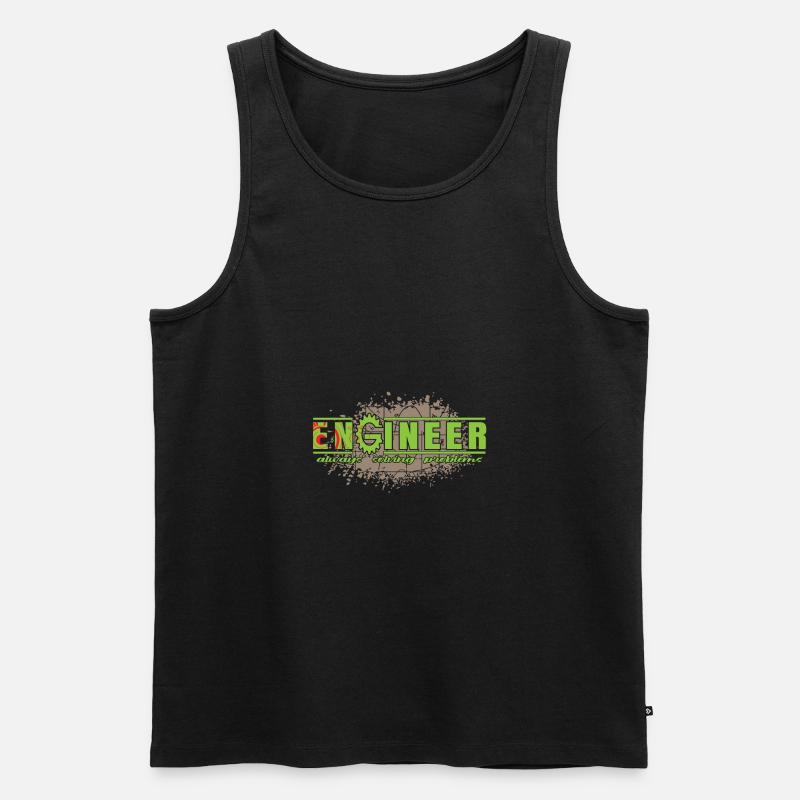 Ingenieur - Engineer - Männer Premium Bio Tank Top - Schwarz