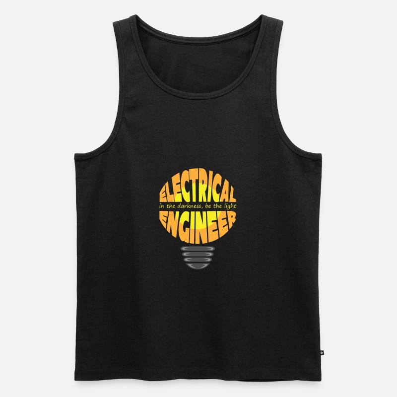 Ingenieur - Engineer - Männer Premium Bio Tank Top - Schwarz