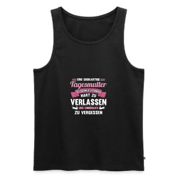 Eine Großartige Tagesmutter Geschenk Erzieherin - Männer Premium Bio Tank Top - Schwarz - Vorne - Michal (187cm)
