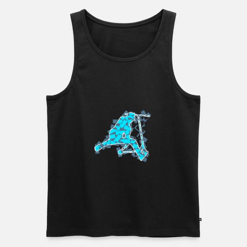 Scooter - Männer Premium Bio Tank Top - Schwarz