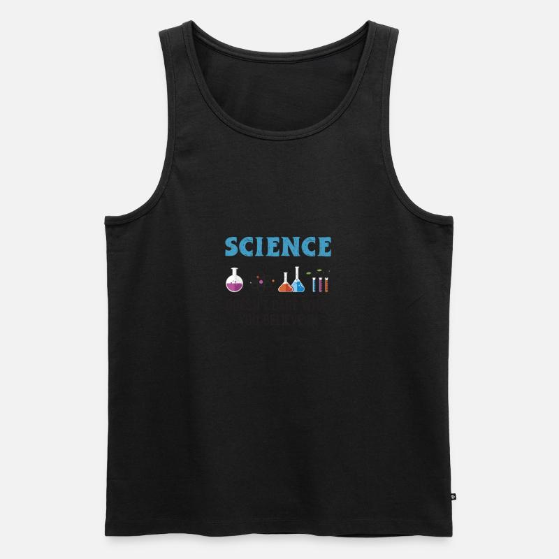 Science - Männer Premium Bio Tank Top - Schwarz