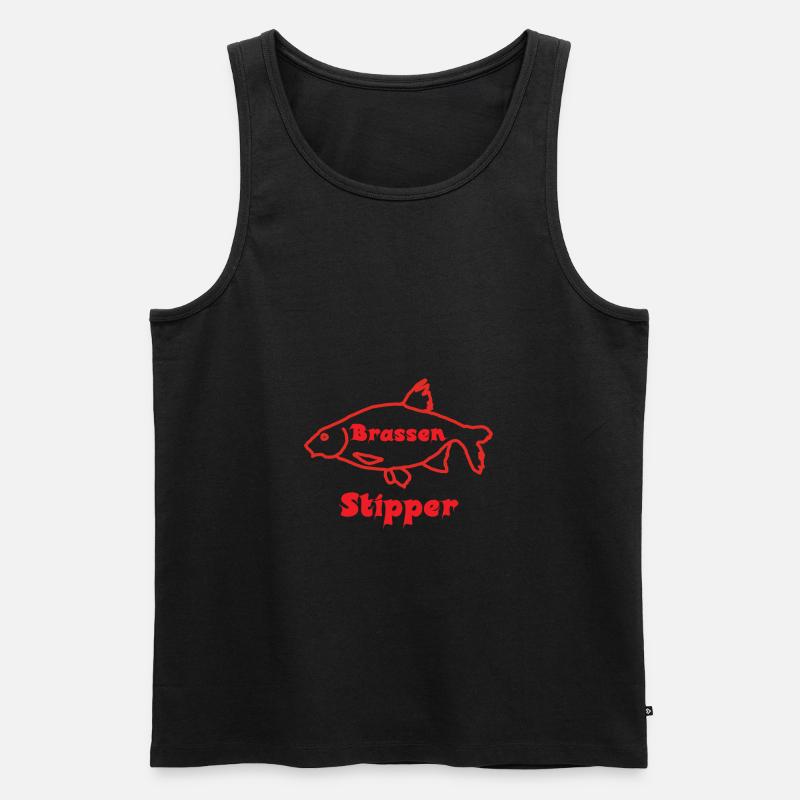 Brassen Stipper - Männer Premium Bio Tank Top - Schwarz