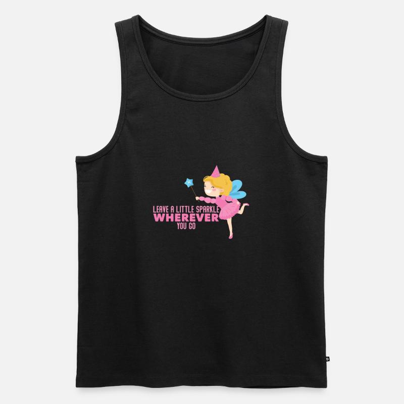 Fee Elfe Märchen - Männer Premium Bio Tank Top - Schwarz