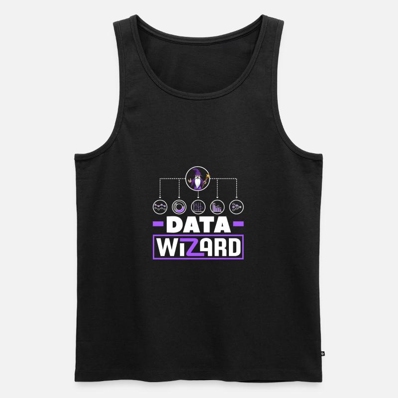 Datenanalyse Datenassistent Engineering Business - Männer Premium Bio Tank Top - Schwarz