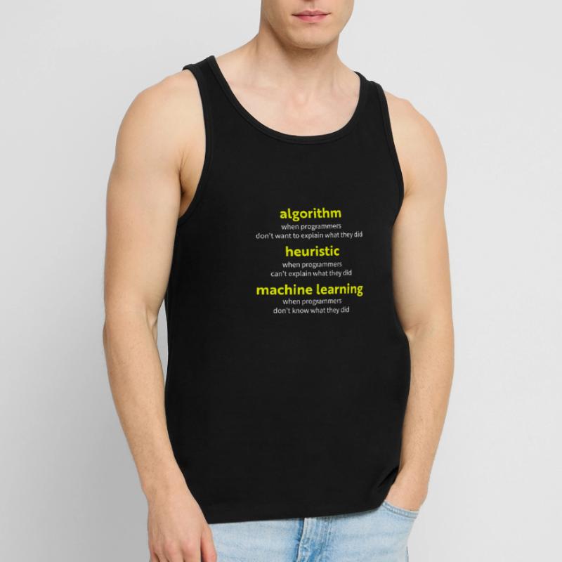 Algorithm when programmers don't want to explain w Men's Premium Organic Tank Top