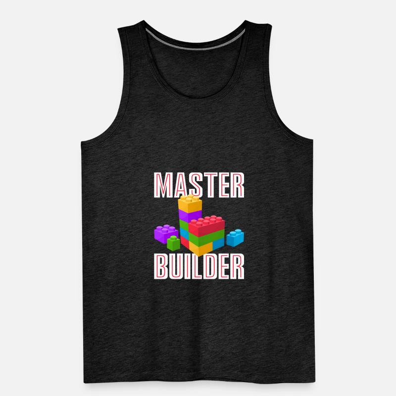 Master Builder Chemise Mignon Master Block Builder Papa Débardeur bio Premium Homme