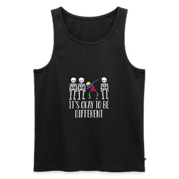 Autisme Autiste Asberger Autisme Awareness Puzzle - Débardeur bio Premium Homme - noir - Devant - Michal (187cm)