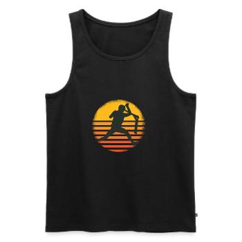 Freestyle Roller Pro Skatepark Skatepark Ado - Männer Premium Bio Tank Top - Schwarz - Vorne - AI Model Male 178 light (178cm)