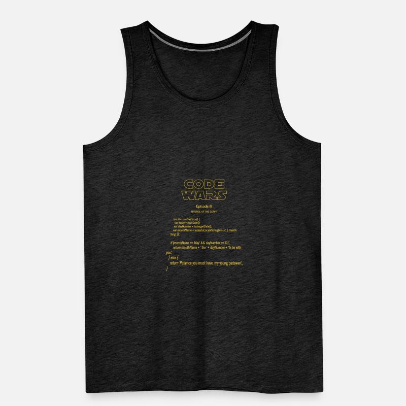 Code Wars Men's Premium Organic Tank Top