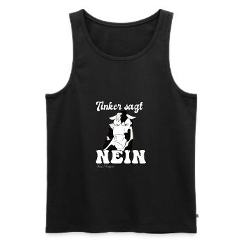 Tinker sagt Nein lustiges süßes trotziges Pferde - Männer Premium Bio Tank Top - Schwarz - Vorne - Michal (187cm)