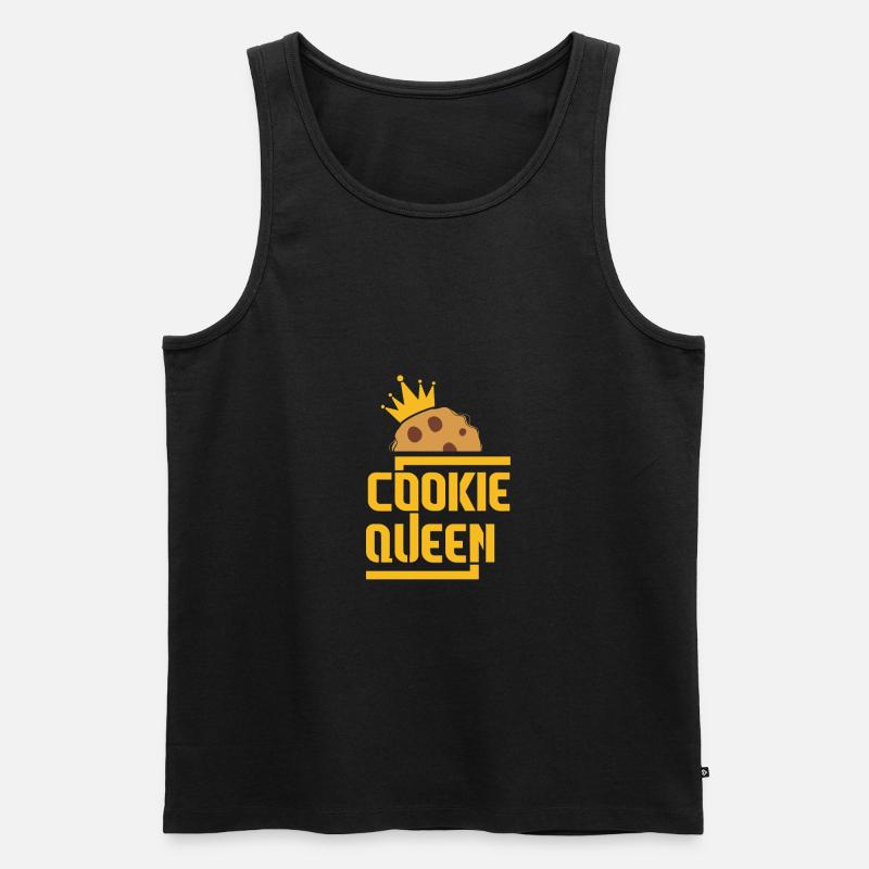 Cookie Queen Cookie Lover Cookie Baker Cookie - Débardeur bio Premium Homme - noir