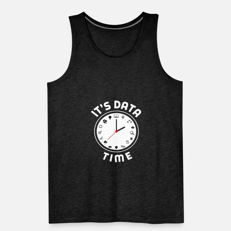 Data Engineering Data Analytics It's Data Time Men's Premium Organic Tank Top