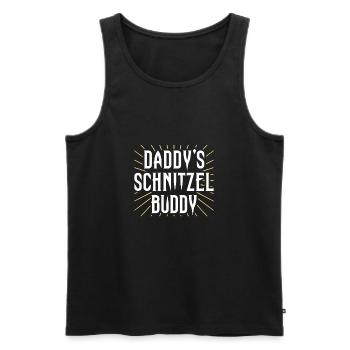 Les escalopes de papa Buddy - Débardeur bio Premium Homme - noir - Devant - Michal (187cm)