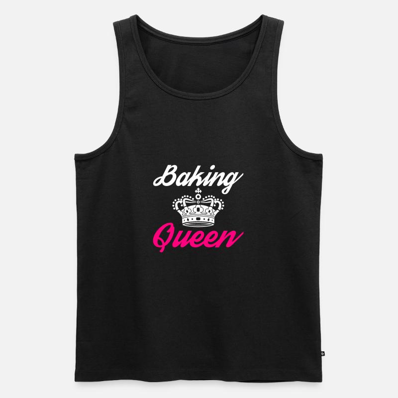 Baking Queen - Männer Premium Bio Tank Top - Schwarz