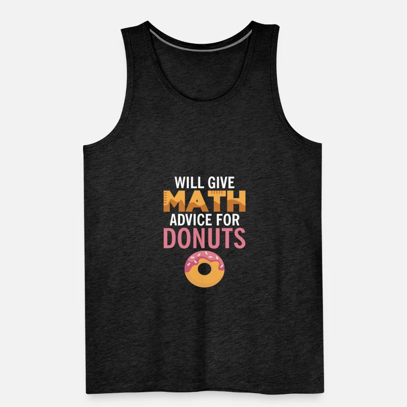 Will give Math advice for Donuts Männer Premium Bio Tank Top