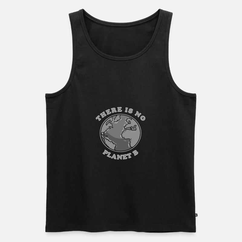 Nachhaltigkeit - Männer Premium Bio Tank Top - Schwarz