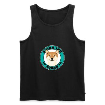 Shiba Inu Squad I Amoureux des chiens I Shiba Inu - Débardeur bio Premium Homme - noir - Devant - Michal (187cm)