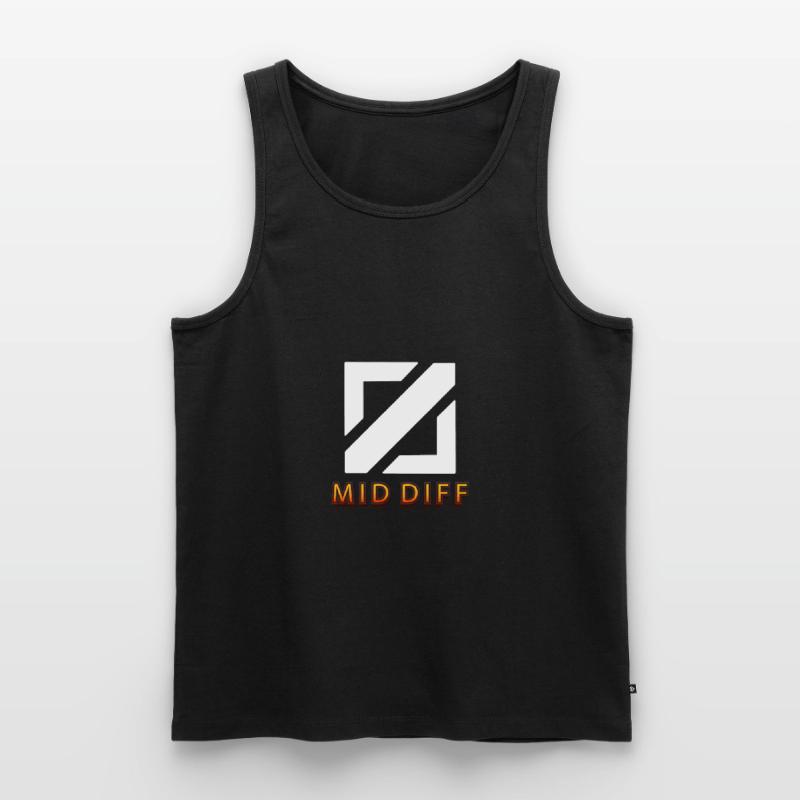mid diff Tilter tilted gaming Männer Premium Bio Tank Top