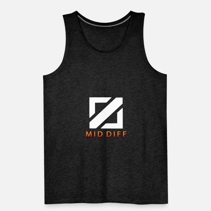 mid diff Tilter tilted gaming Männer Premium Bio Tank Top