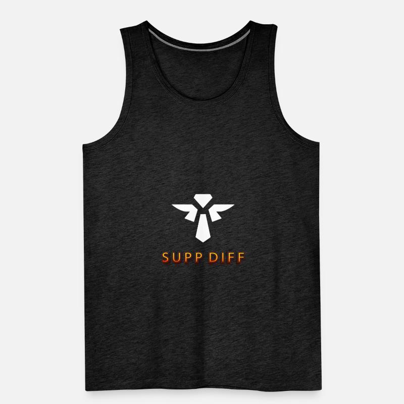 supp diff Tilter tilted gaming Männer Premium Bio Tank Top