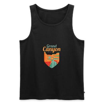 Grand Canyon National Park Arizona - Men's Premium Organic Tank Top - black - Front - Michal (187cm)