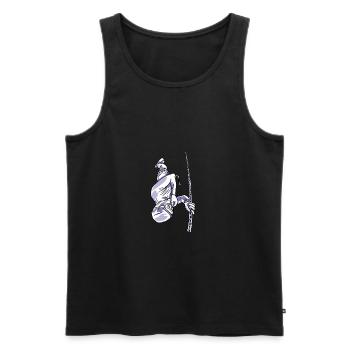 Apnoetauchen Freitauchen Atemzug Apnoe Tieftauchen - Männer Premium Bio Tank Top - Schwarz - Vorne - AI Model Male 178 light (178cm)