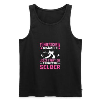 Führerschein Auto Geschenk - Männer Premium Bio Tank Top - Schwarz - Vorne - Michal (187cm)