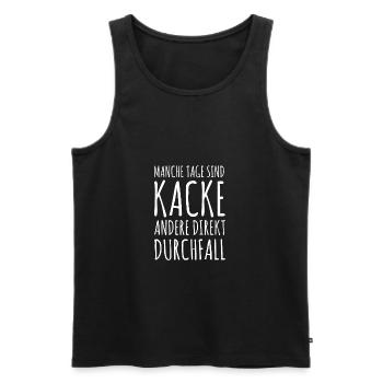 Altenpflege Pfleger Pandemie Krankenpflege - Männer Premium Bio Tank Top - Schwarz - Vorne - Michal (187cm)