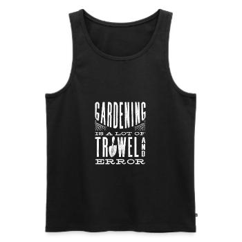 Horticulture Horticulteur Jardinage Truelle Et - Débardeur bio Premium Homme - noir - Devant - Michal (187cm)