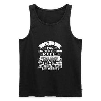 Juli 1982 - 40. Geburtstag Geschenk. Awesome. - Männer Premium Bio Tank Top - Schwarz - Vorne - Michal (187cm)