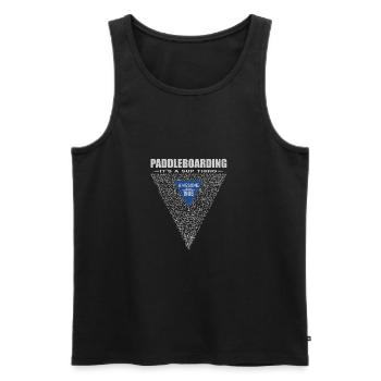 Awesome since 1996. It's Sup Thing - Men's Premium Organic Tank Top - black - Front - Michal (187cm)
