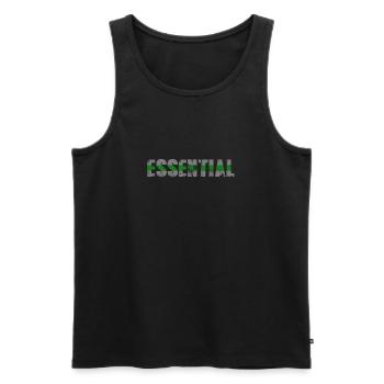 Essential Park Ranger - Men's Premium Organic Tank Top - black - Front - Michal (187cm)