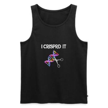 Crispr Scientist Quote I Crisprd It Biologist - Men's Premium Organic Tank Top - black - Front - Michal (187cm)