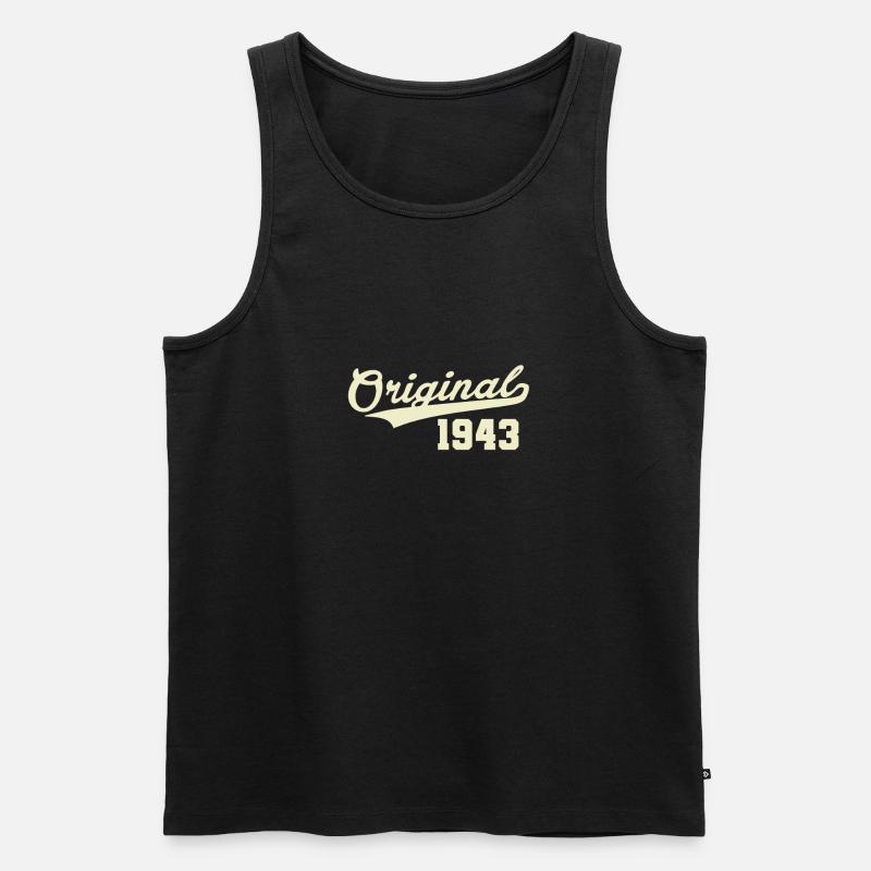 Original 1943 - Männer Premium Bio Tank Top - Schwarz