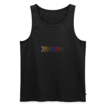 Karate Gürtel Japanische Kampfsportarten Kampf - Männer Premium Bio Tank Top - Schwarz - Vorne - AI Model Male 178 light (178cm)