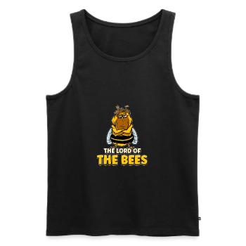 Lord of bees Beekeepers Bee whisper Bee - Men's Premium Organic Tank Top - black - Front - AI Model Male 178 light (178cm)