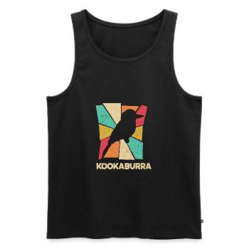 birding - Männer Premium Bio Tank Top - Schwarz - Vorne - Michal (187cm)