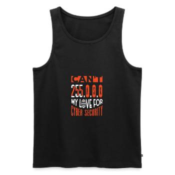 Cyber Security Professional Expert Ethical Hacker - Männer Premium Bio Tank Top - Schwarz - Vorne - Michal (187cm)