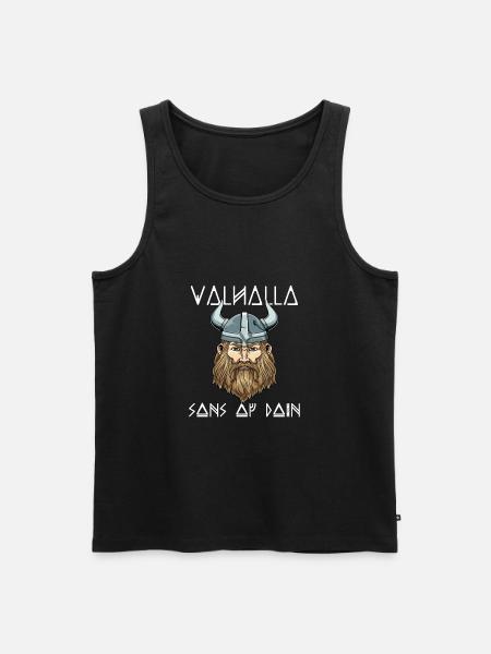 Sons Of Odin - Walhalla Wikinger-Krieger - Männer Premium Bio Tank Top - Schwarz