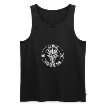 Jiu Jitsu Dragon - Unterwerfung Team Jiu Jitsu - Männer Premium Bio Tank Top - Schwarz - Vorne - Michal (187cm)