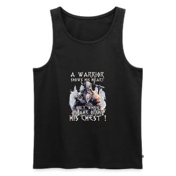 Asgard Home of the Gods Viking Mythology - Men's Premium Organic Tank Top - black - Front - Michal (187cm)