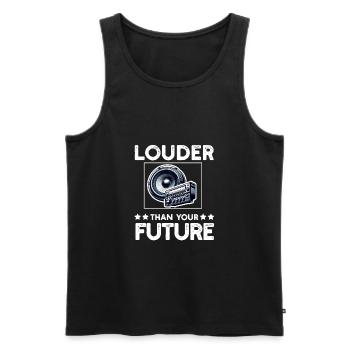 Car Stereo For Audio Installer Speakers Car Bass - Men's Premium Organic Tank Top - black - Front - Michal (187cm)